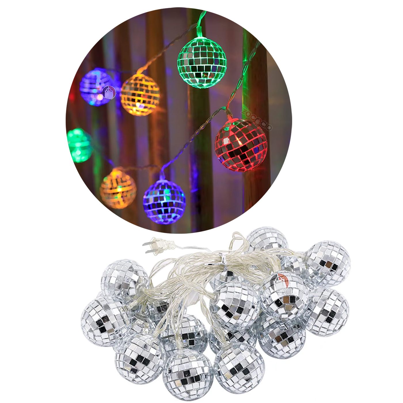 Miniatura 5 de Cadenas De Luces Led Bolas De Discoteca